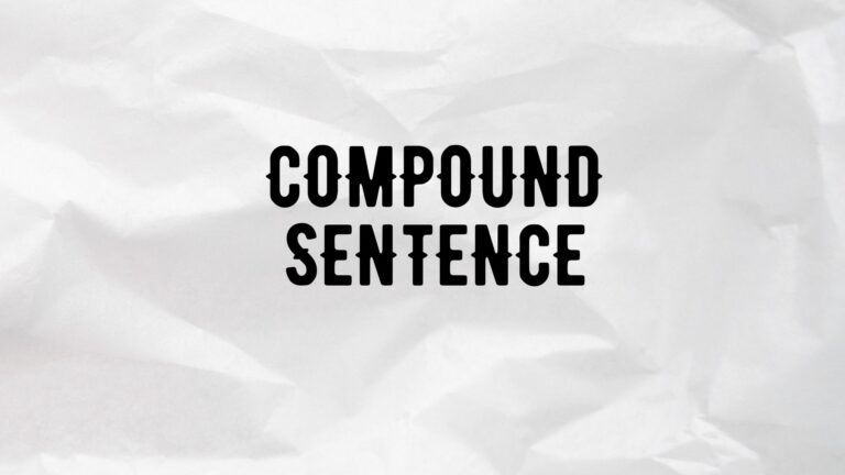 Compound sentence